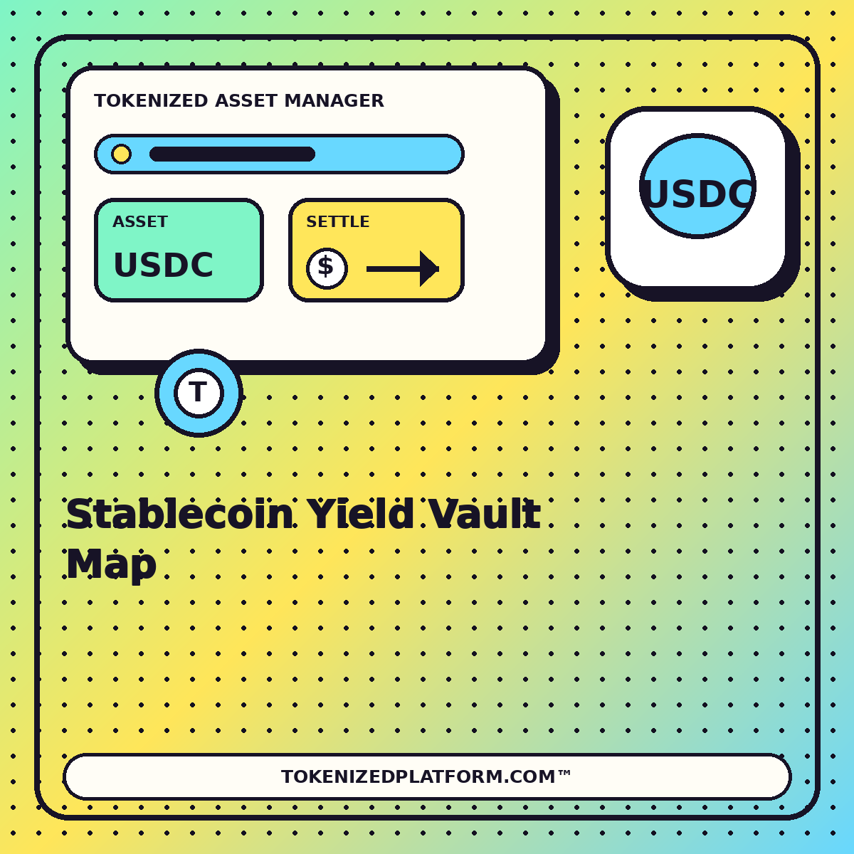 TokenizedPlatform.com™ USDC and USDT stablecoin yield vault market map